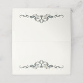 Elegant Sierlijk Rolontwerp Plaatskaartje (Buitenkant ongevouwen)