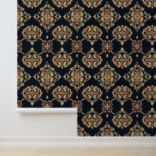 Elegant sierpatroon behang