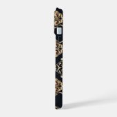 Elegant sierpatroon iPhone 15 case (Linkerkant)