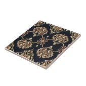 Elegant sierpatroon tegeltje (Zijkant)