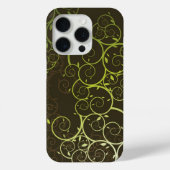 Elegant sierspiraal groen wijnstokken deco patroon Case-Mate iPhone case (Achterkant)
