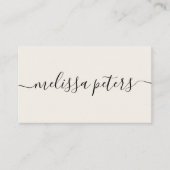Elegant Signature Modern minimalist Visitekaartje (Voorkant)