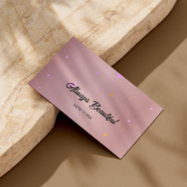 Elegant Signature Script Kalligrafie Estheticus Visitekaartje