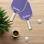 Elegant Signature Script Monogram Pickleball Paddle