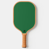 Elegant Signature Script Monogram Pickleball Paddle (Achterkant)