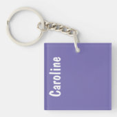 Elegant Signature Script Monogram Sleutelhanger (voorkant)