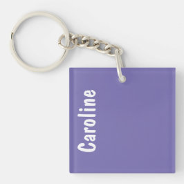 Elegant Signature Script Monogram Sleutelhanger