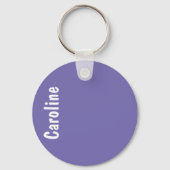 Elegant Signature Script Monogram Sleutelhanger (Voorkant)