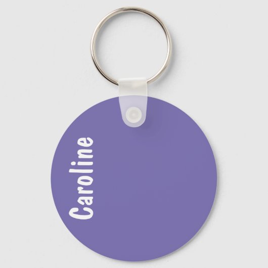 Elegant Signature Script Monogram Sleutelhanger (Voorkant)