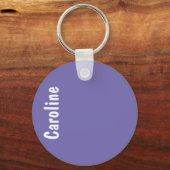 Elegant Signature Script Monogram Sleutelhanger (Voorkant)