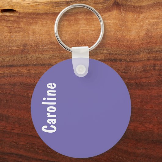 Elegant Signature Script Monogram Sleutelhanger (Voorkant)