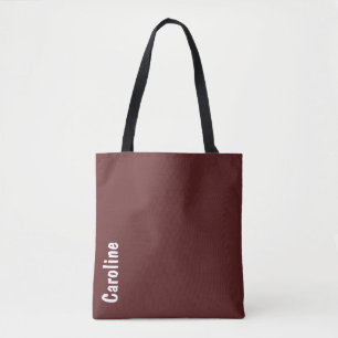 Elegant Signature Script Monogram Tote Bag