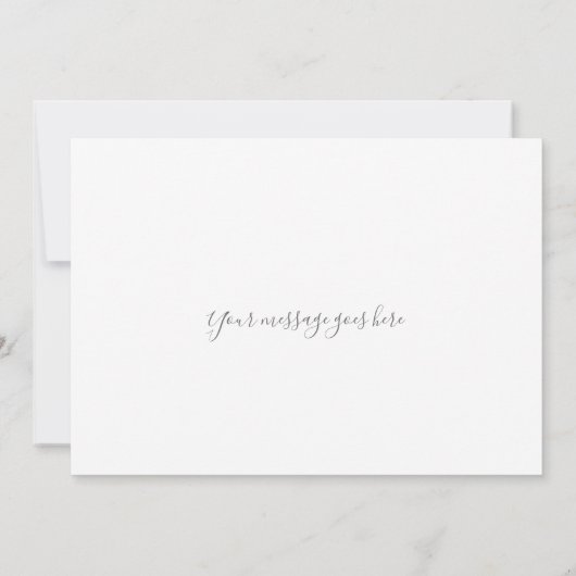 Elegant Signature Script Weddenschap Bedankt (Achterkant)