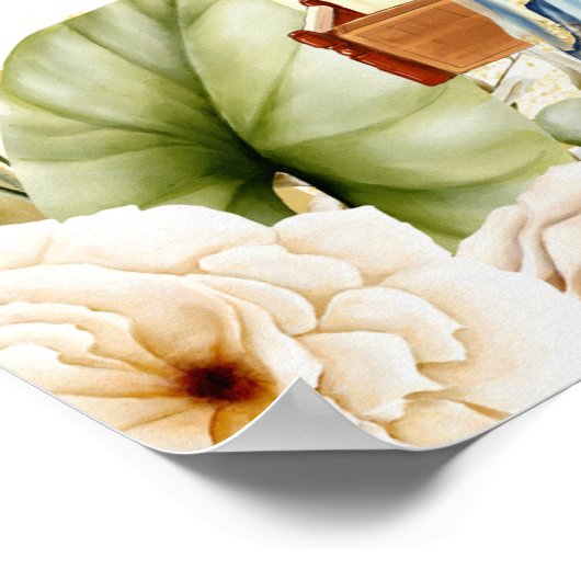 Elegant Sikh bruiloft welkom teken Poster (Hoek)