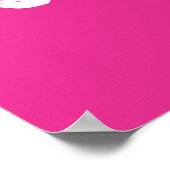 Elegant silhouet van een vrouw in een vloeiende ju poster (Hoek)