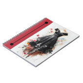 Elegant Silhouette Sketch Journal Notitieboek (Linkerzijde)