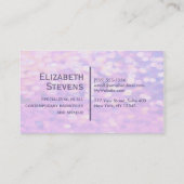 Elegant Silk Ribbon Weave Visitekaartje (Achterkant)