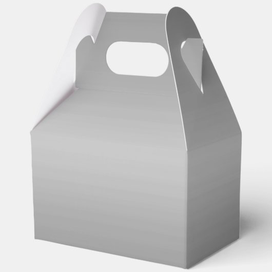 Elegant Silver 90th Birthday Bedankdoosjes (Achterkant)