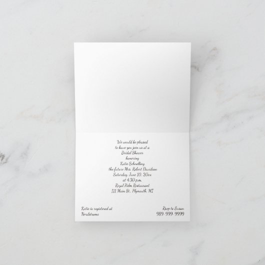 Elegant Silver Bridal Shower (Binnen)