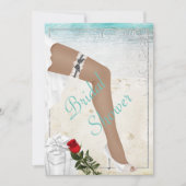 Elegant Silver Bridal Shower Kaart (Voorkant)