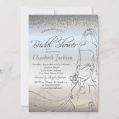 Elegant Silver Bride Dress, Diamonds Vrijgezellenf Kaart (Voorkant)