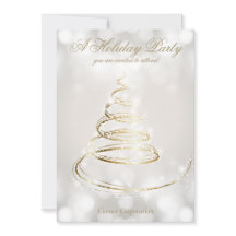 Elegant Silver Champagne Company Holiday