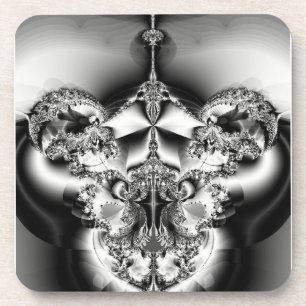 Elegant Silver Chandelier Bier Onderzetter