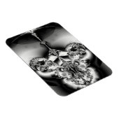 Elegant Silver Chandelier Magneet (Rechterzijde)