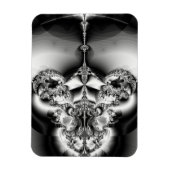 Elegant Silver Chandelier Magneet (Verticaal)