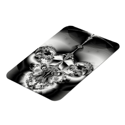 Elegant Silver Chandelier Magneet (Linkerzijde)