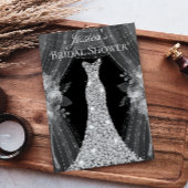 Elegant Silver Curtains Dress Vrijgezellenfeest no Kaart