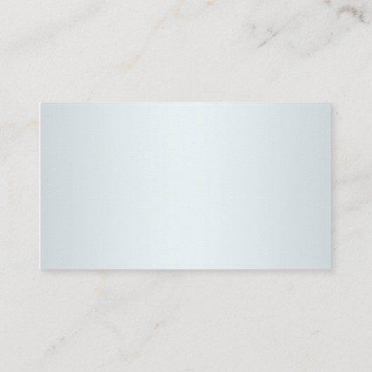 Elegant Silver Custom Photo Dentist Visitekaartje (Achterkant)