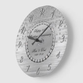 Elegant Silver Diamonds 25th Wedding Jubileum Grote Klok (Hoek)