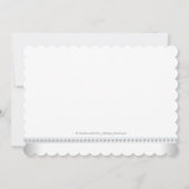 Elegant Silver en Blue Twin Boy Baby shower Kaart (Achterkant)