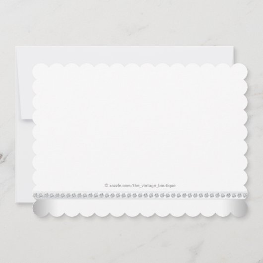 Elegant Silver en Blue Twin Boy Baby shower Kaart (Achterkant)