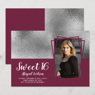 Elegant Silver en Bourgogne, zestien jaar oud Kaart