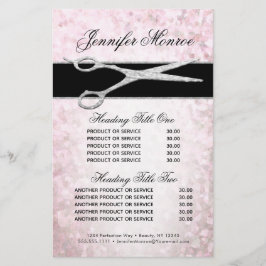 Elegant Silver en Roze Glam Services en Pricing