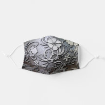 Elegant Silver Floral