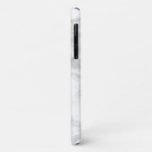 Elegant Silver Foil | Chic Marble Case-Mate iPhone Case (Achterkant/links)