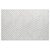 Elegant Silver Foil Zigzag Stripes Chevron Pattern Stof (Fat Quarter)