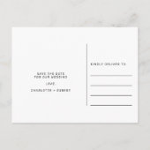 Elegant Silver folie blue bruiloft met uitzonderin Aankondigingskaart (Achterkant)