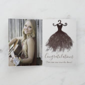 Elegant Silver Glitter 2022 heeft foto gemaakt Kaart (Binnen)