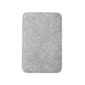 Elegant Silver Glitter Badmat (Voorkant Verticaal)