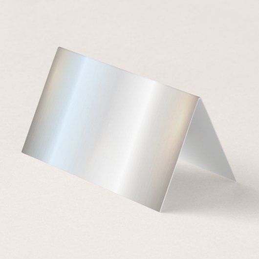 Elegant Silver Glitter Bokeh Hartelijk dank Visitekaartje (Achterkant)