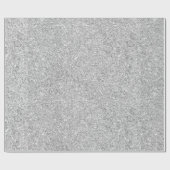 Elegant Silver Glitter Cadeaupapier (Vlak)