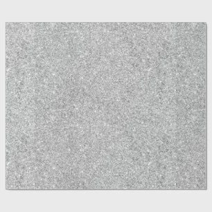 Elegant Silver Glitter Cadeaupapier