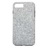 Elegant Silver Glitter Case-Mate iPhone Case (Achterkant)