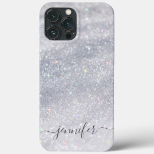 Elegant Silver Glitter Case-Mate iPhone Case