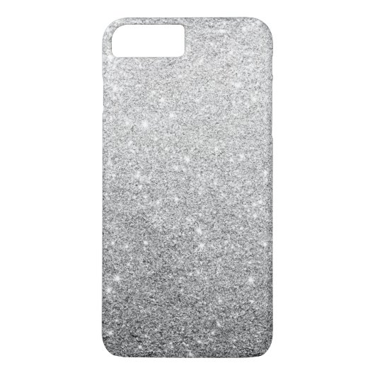 Elegant Silver Glitter Case-Mate iPhone Case (Achterkant)