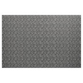 Elegant Silver Glitter Foliage Black Design Stof (Yard (91,4 cm))
